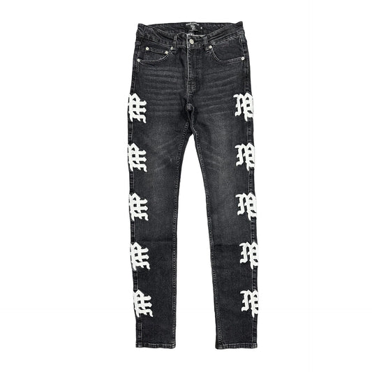MIXED EMITION / Monogram Denim Black Wash