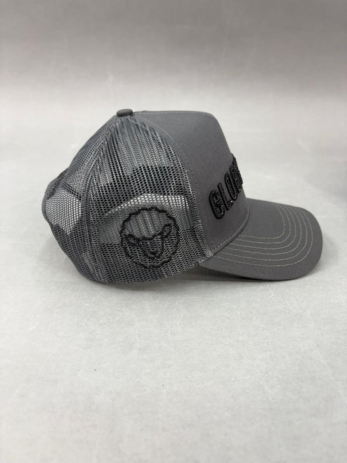 Glory of god hat grey and black