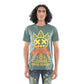 SHORT SLEEVE CREW NECK TEE "KILLER" IN MAIZE