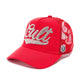 Cult's Paisley Shimuchan Logo Mesh Back Trucker Hat in Red 624B10-CH73B