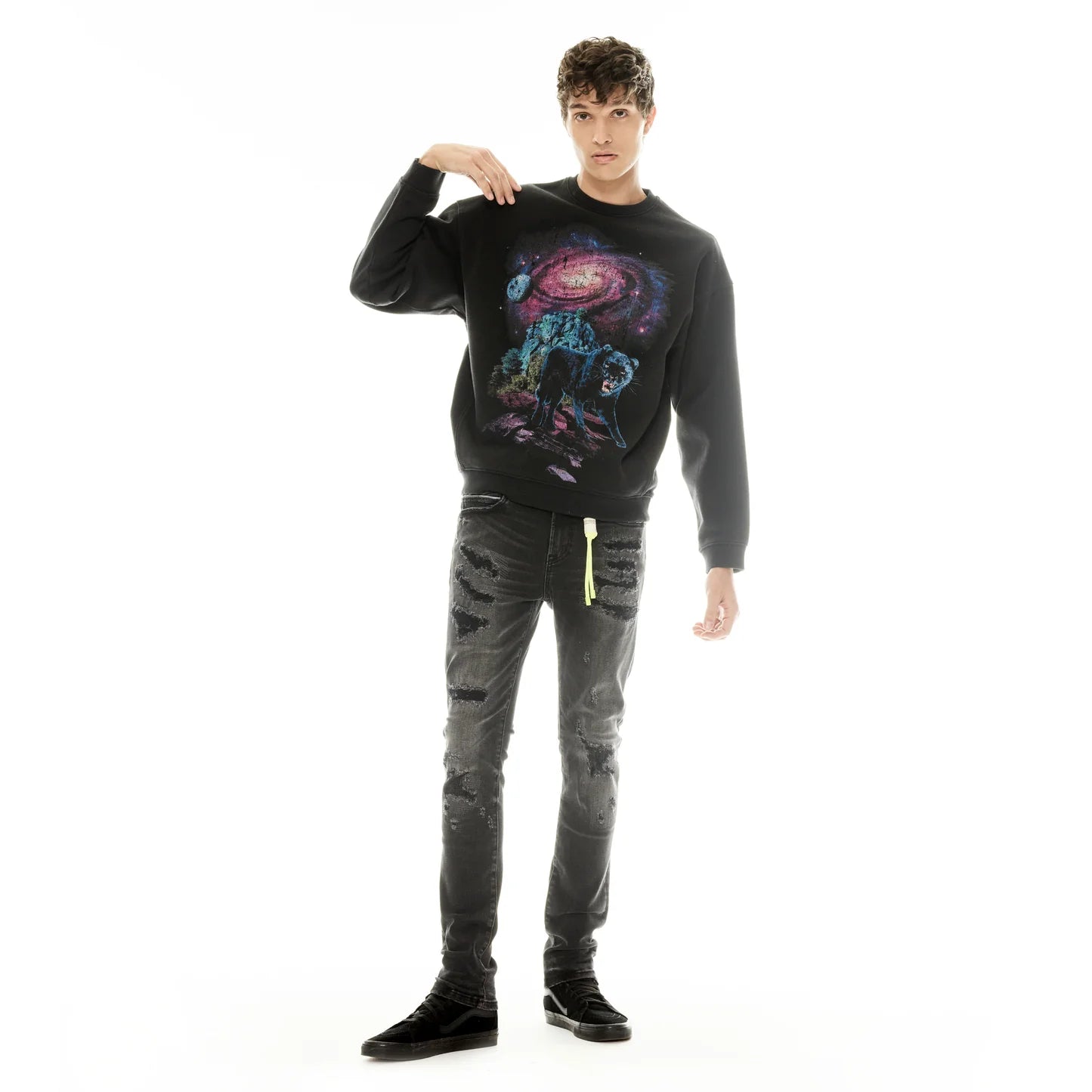 Cult's Punk Super Skinny Jeans in Sterling  624B10-SS1G