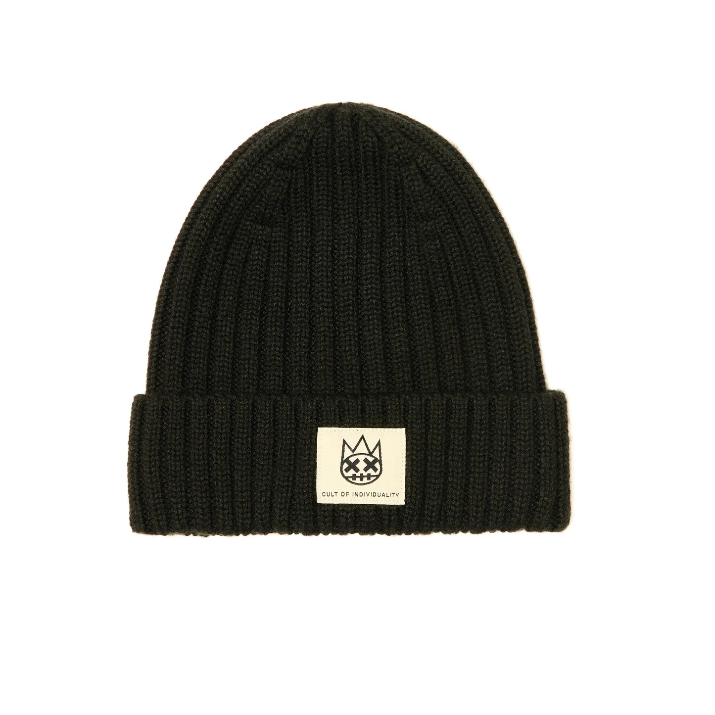 Shimuchan Logo Knit Hat - Vintage Black 624BC-CH60A