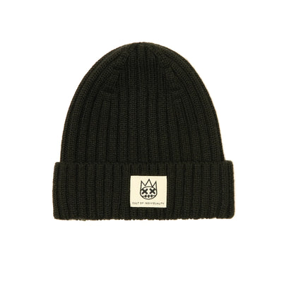 Shimuchan Logo Knit Hat - Vintage Black 624BC-CH60A