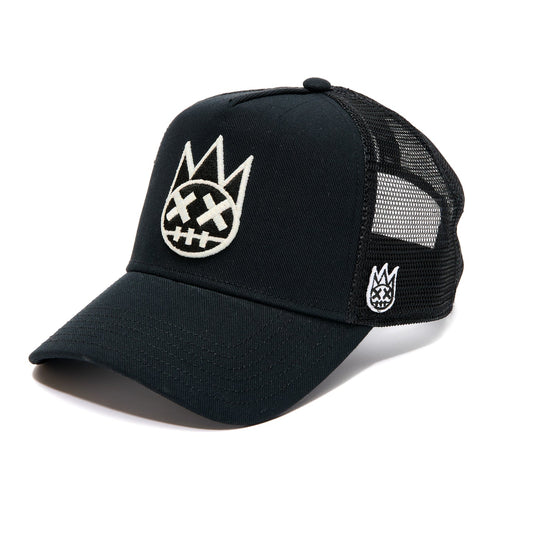 Shimuchan Glow Trucker Hat – Mesh Back, Glow-in-the-Dark Logo 624BC-CH87A