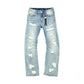 Cult's Grunge Baggy 607 Jeans in Back Emb