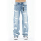 Cult's Grunge Baggy 607 Jeans in Back Emb
