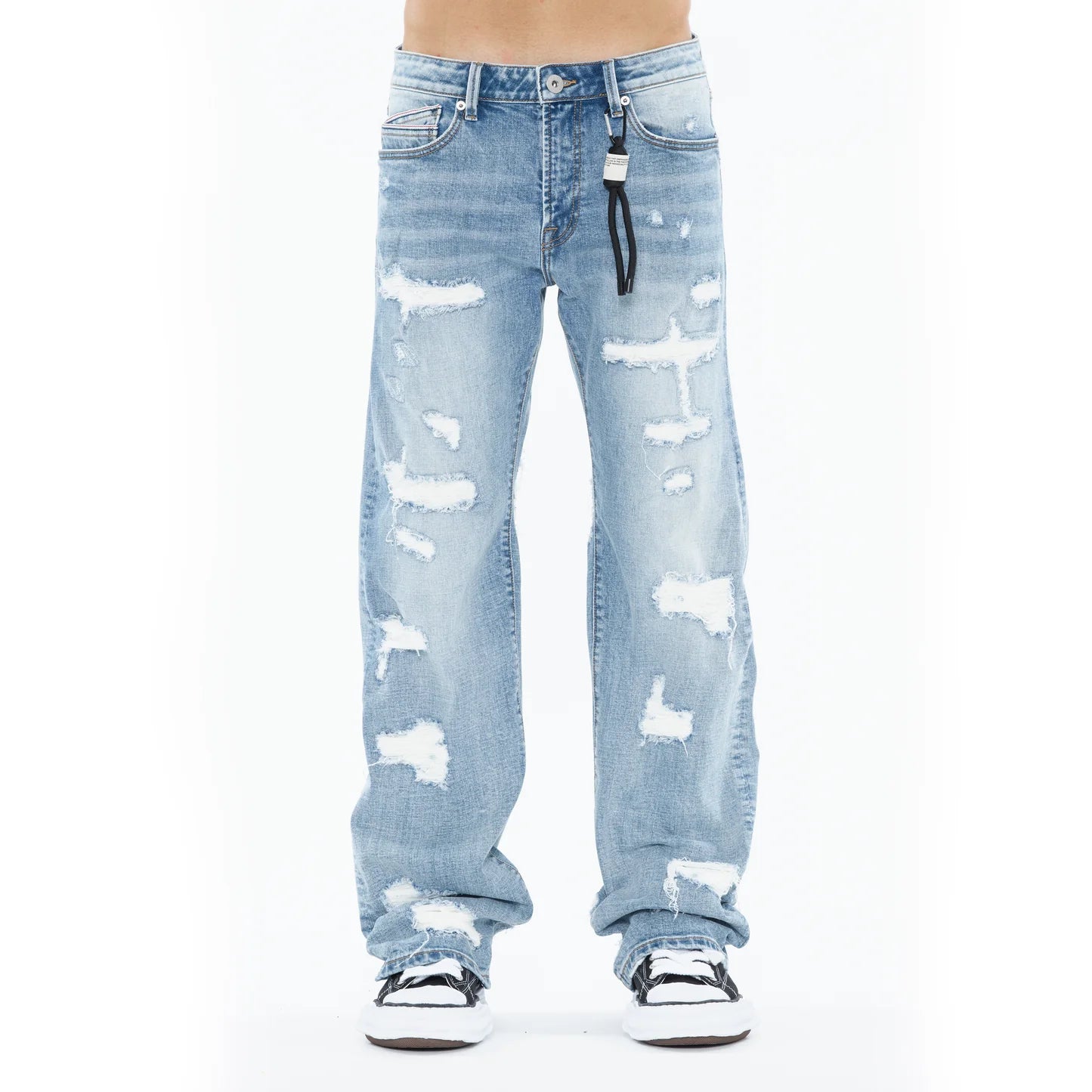 Cult's Grunge Baggy 607 Jeans in Back Emb