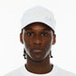 Cult x El Alfa Premium 5 Panel A Frame Trucker Hat with Pearls in White 625AC-CH1A