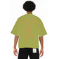 Cult's Oversized Heavyweight Boxy Fit Short Sleeve Crew Neck Tee "Cult Stacked" in Green Oasis SKU: 625B11-K50A-XS