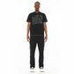 Cult x El Alfa Premium Short Sleeve Crew Neck Tee "Paisley" in Black 625B8-K28A