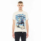 Cult x El Alfa Premium Short Sleeve Crew Neck Tee "Panther" in Winter White 625B8-K43A