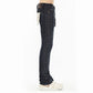 Cult x El Alfa Premium Lenny Bootcut 603 Jeans in Noir  625B8-LB5H
