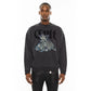 Cult's Novelty Fleece Crew Sweatshirt in Vintage Charcoal 625B9-FC21A