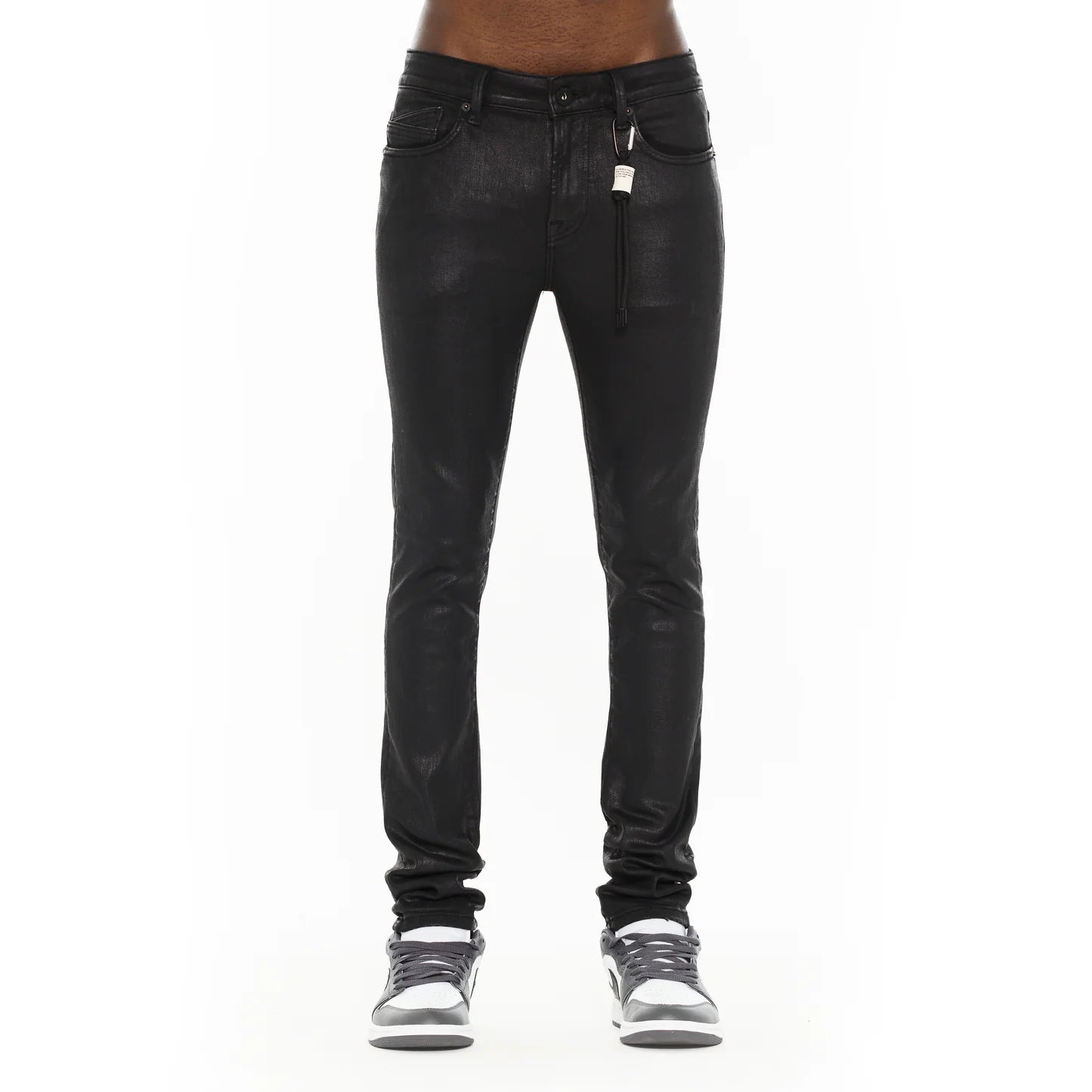 Cult's Punk Super Skinny 601 Jeans in Black Coated 625B9-SS1G
