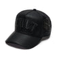 Cult's Cult X El Alfa Logo 5 Panel A Frame Trucker Hat "Flower" in Black 625BC-CH112A