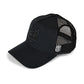 Cult's Crystal Logo Mesh Back Trucker Hat in Black 625BC-CH200A