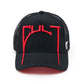 Cult's Logo Mesh Back Trucker Hat "Cult Arch" in Black 625BC-CH53A