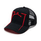 Cult's Logo Mesh Back Trucker Hat "Cult Arch" in Black 625BC-CH53A