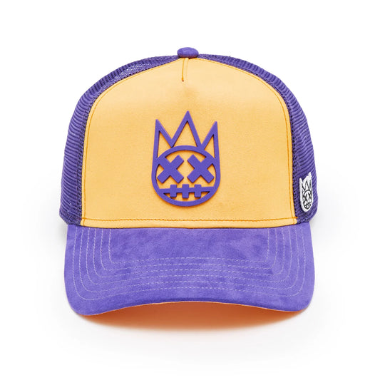 Cult's Logo Mesh Back Trucker Hat "Shimuchan" in Neon Orange 625BC-CH55A