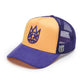 Cult's Logo Mesh Back Trucker Hat "Shimuchan" in Neon Orange 625BC-CH55A
