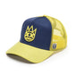 Cult's Logo Mesh Back Trucker Hat "Shimuchan" in Midnight Blue 625BC-CH63A
