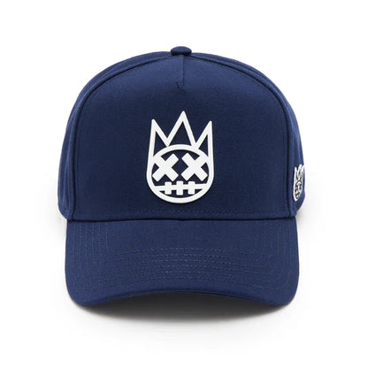 Cult's Logo Mesh Back Trucker Hat "Shimuchan" in Midnight Blue 625BC-CH67A