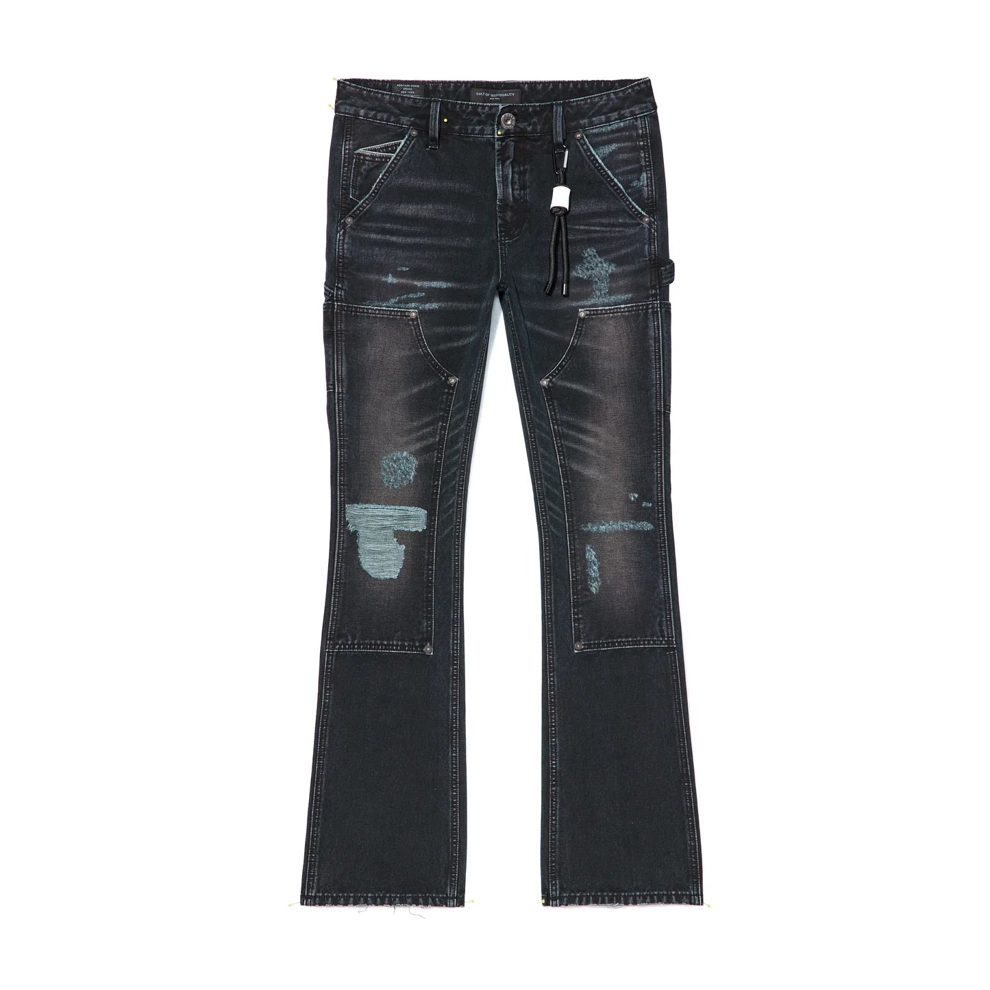 Cult's Carpenter Lenny Bootcut Jeans in Vintage Black 626A1-CLB20A