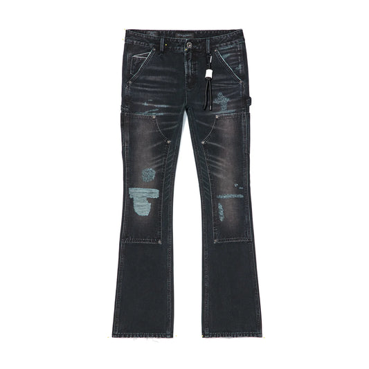 Cult's Carpenter Lenny Bootcut Jeans in Vintage Black 626A1-CLB20A