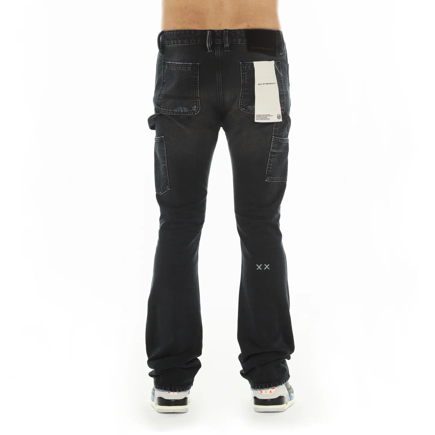 Cult's Carpenter Lenny Bootcut Jeans in Vintage Black 626A1-CLB20A