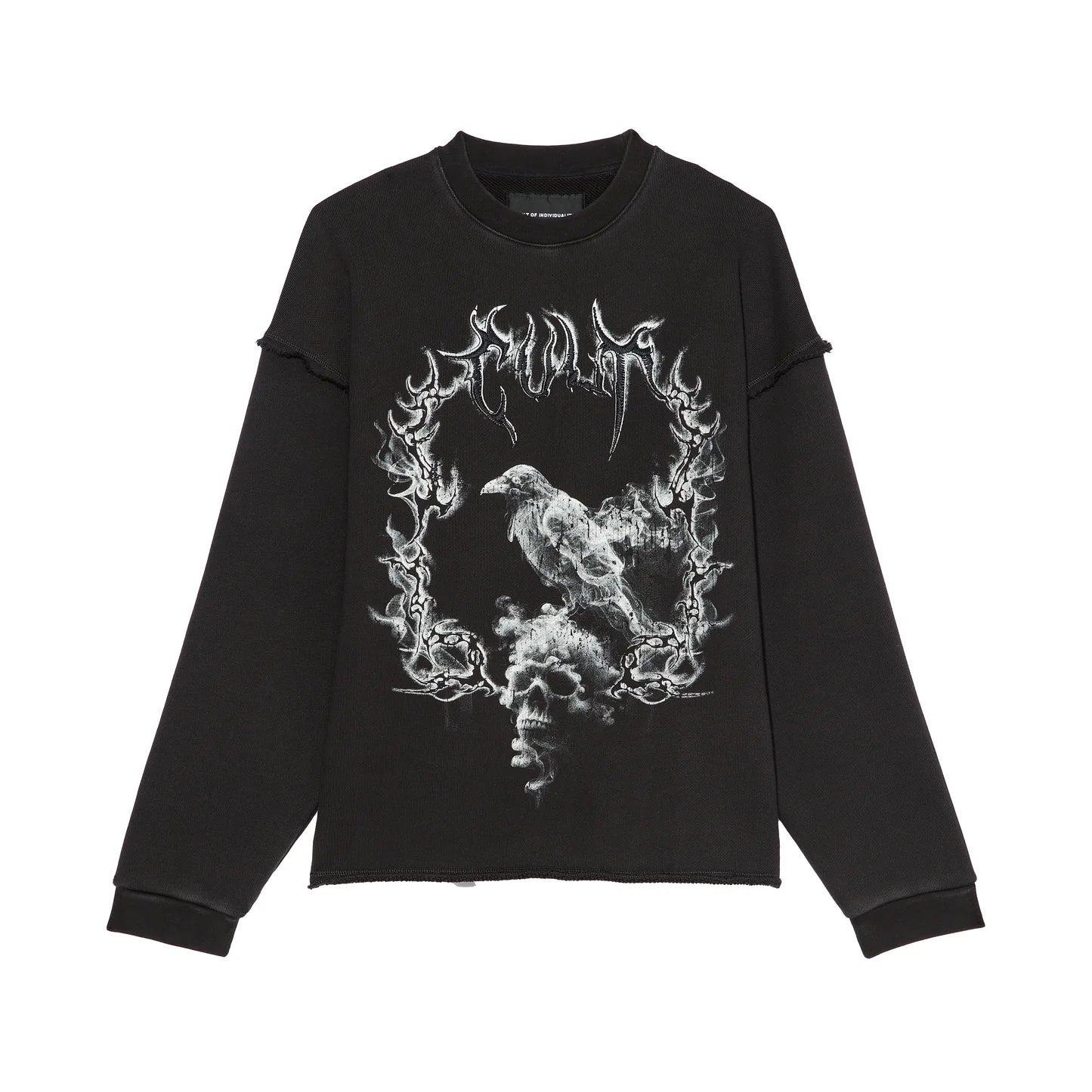 Cult's Novelty Fleece Crew Sweatshirt in Vintage Charcoal 626A1-FC16A