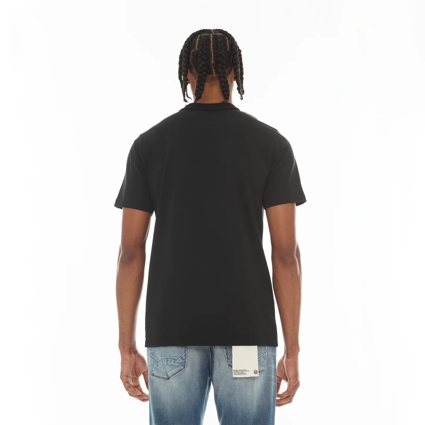 Cult's Short Sleeve Crew Neck Tee "Aliens" in Black  626A1-K23A