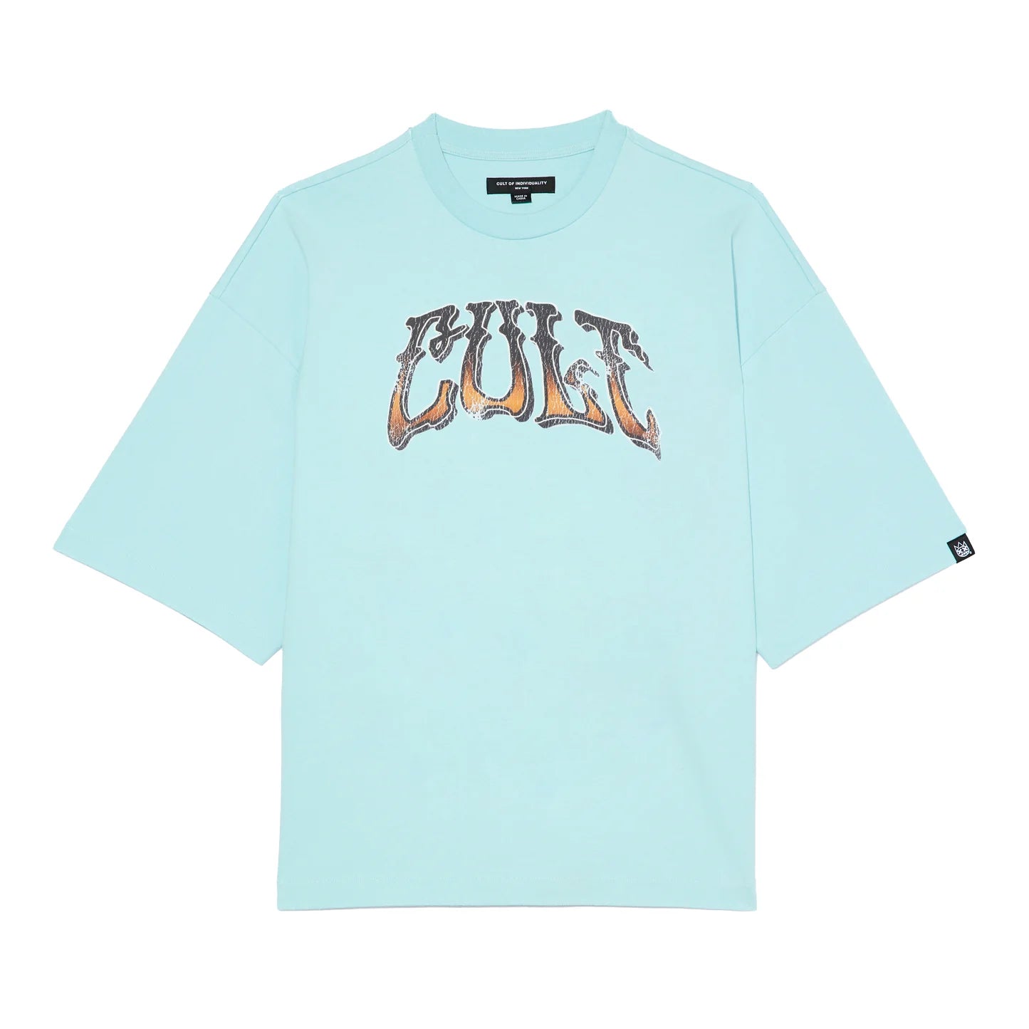 Cult's Oversized S/S Crew Neck Tee Summer Of Something Special 2026 in Blue Glow  626A5-K48A