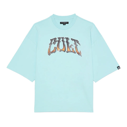 Cult's Oversized S/S Crew Neck Tee Summer Of Something Special 2026 in Blue Glow  626A5-K48A