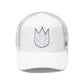 Cult's Mesh Back Trucker Hat "Paisley" In Winter White  626AC-CH60A