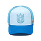 Cult's Logo Mesh Back Trucker Hat In Blue Glow  626AC-CH52A