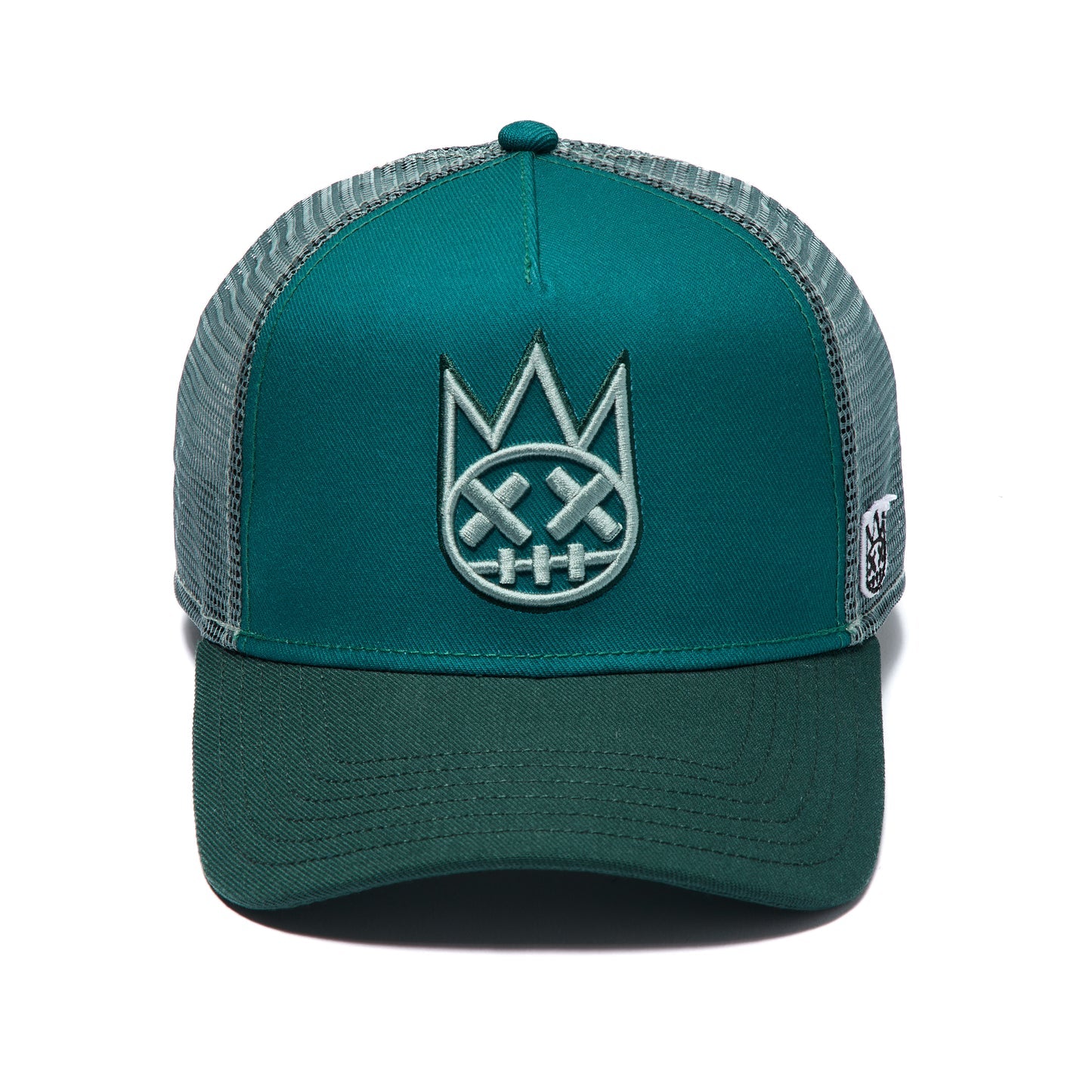 Cult's Logo Mesh Back Trucker Hat In Bayberry 626AC-CH54A