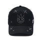 Cult's Shimuchan Logo Mesh Back Trucker Hat "Star Embroidery" In Black  626AC-CH58A