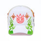 Cult's Mesh Back Trucker Hat "Sunny Daze Spider" In Winter White 626AC-CH65A