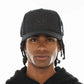 Cult's A Frame Trucker Hat "Lace" In Black 626AC-CH71A