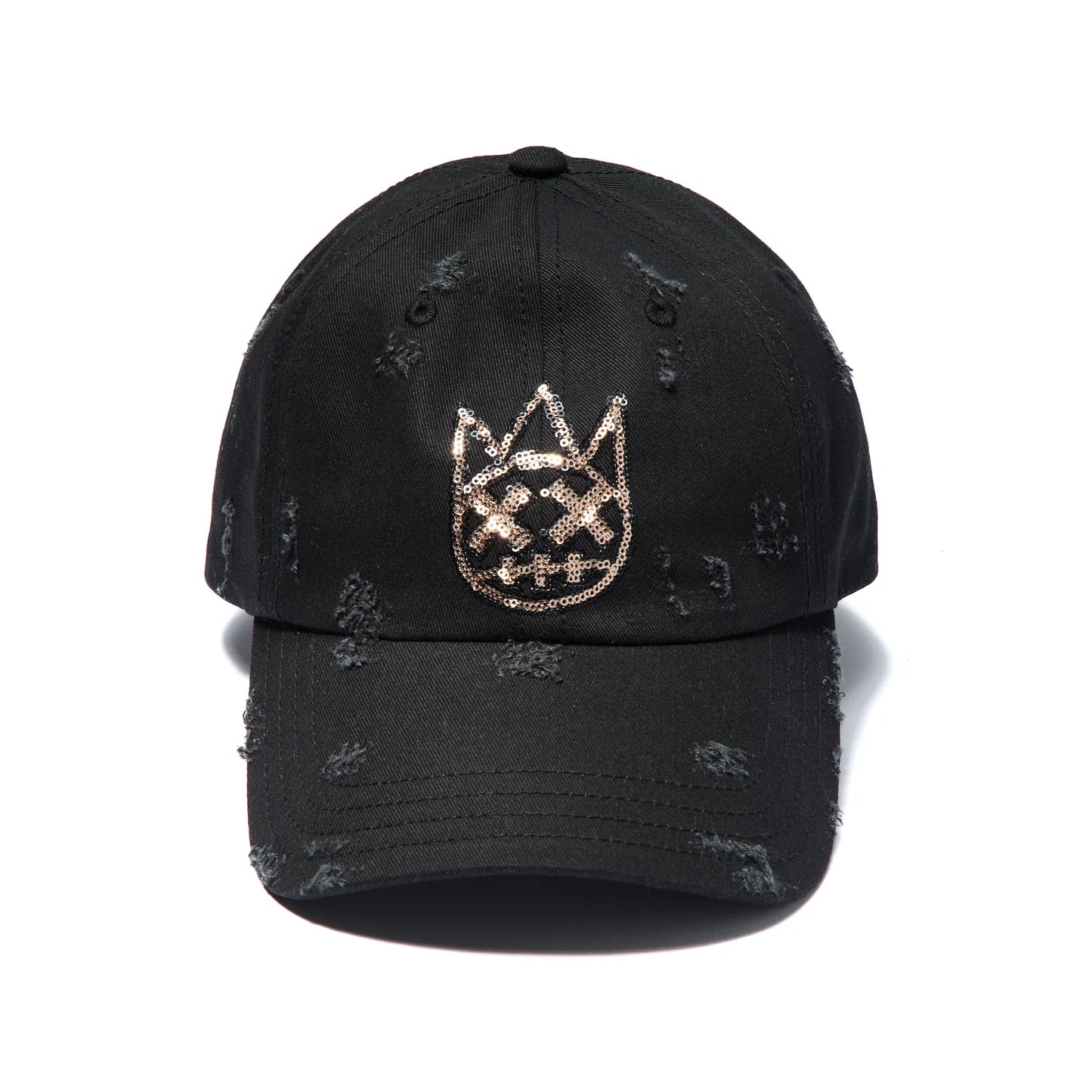 Cult's Dad Hat Sequin Logo In Black  626AC-CH76A