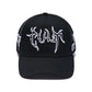 Cult's Mesh Back Trucker Hat "Raven" In Black 626AC-CH83A