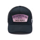 Cult's Mesh Trucker Hat "Epic Shit" Crystals In Black  626AC-CH84A