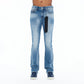 Cult's Rocker Slim Straight 602 Jeans In Grotto 626B10-RS02J