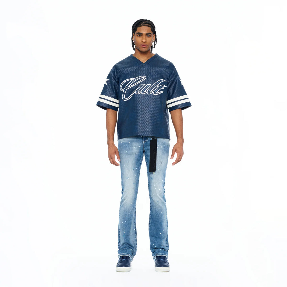 Cult's Rocker Slim Straight 602 Jeans In Grotto 626B10-RS02J