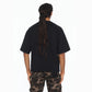 Cult's Oversized Short Sleeve Crew Neck Tee "Money On My Mind" 260 In Black 626B7-K36A