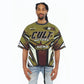 Cult's Oversized Short Sleeve Crew Neck Tee "Racer" 260 Grams In Multi  626B7-K47A