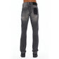 Cult's Rocker Slim Straight 602 Jeans In Charcoal  626B8-RS02R
