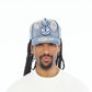 Cult X El Alfa Paisley Panel A Frame Trucker Hat In Light Blue  626BC-CC01A