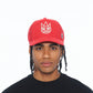 Cult's Logo Mesh Back Trucker Hat In Racing Red 626BC-CH38A