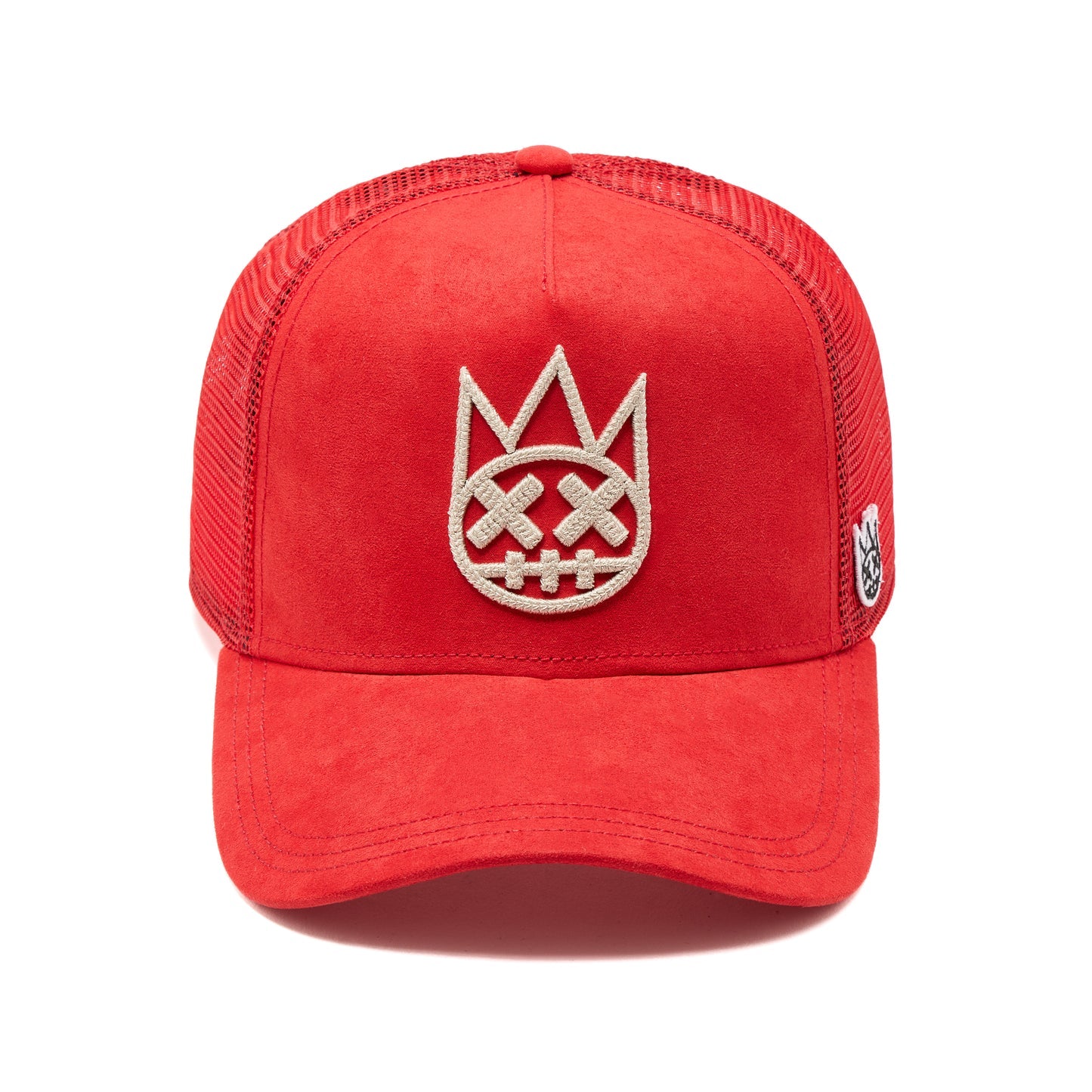 Cult's Logo Mesh Back Trucker Hat In Racing Red 626BC-CH38A